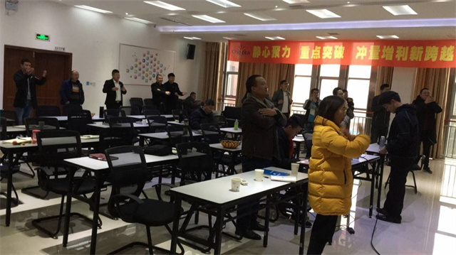 esball世博官网子公司四川爱隆营销工作总结大会